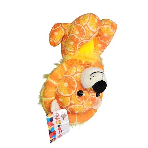 Orange Slice Lion Stuffed Animal Toy Plush Paradise 9" Soft & Cuddly - Picture 3 of 6